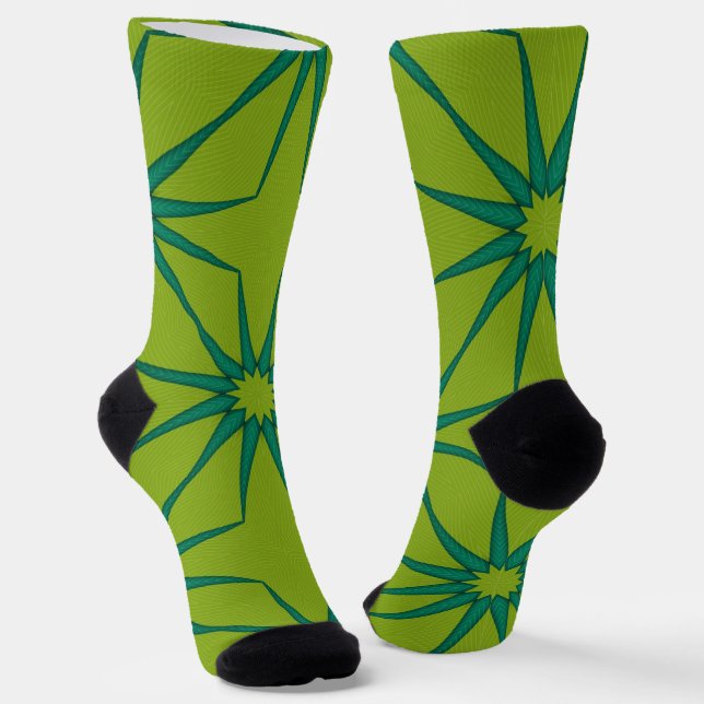 Chaussette Bright Socks Fractal Seamless Patterns 0042052 (Angulaire)