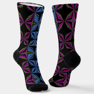 Chaussette Bright Socks Fractal Seamless Patterns 0042098
