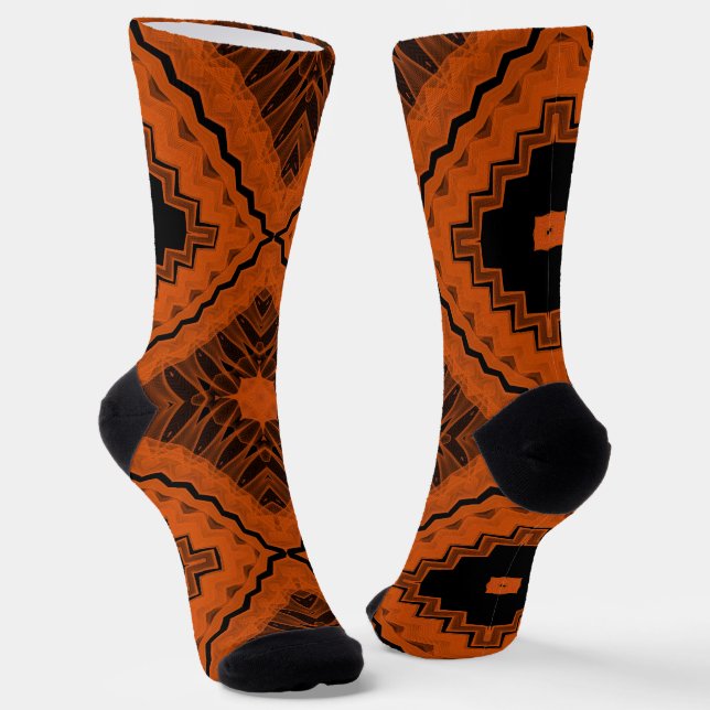 Chaussette Bright Socks Fractal Seamless Patterns 0042101 (Angulaire)