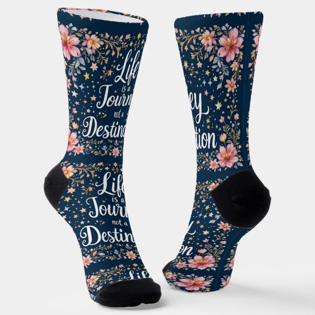 Chaussette Bright Socks La Vie Est Un Voyage 0044047 (Angulaire)