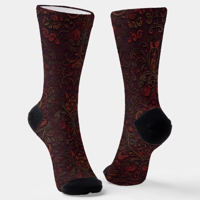 Chaussette Bright Socks Motifs Sans Couture Élaborés 0039288 (Angulaire)