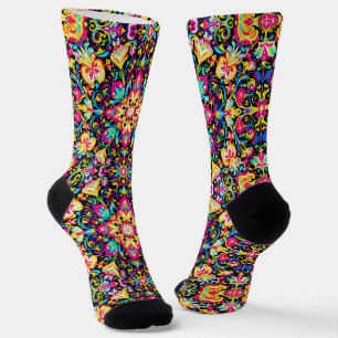Chaussette Bright Socks Motifs Sans Couture Élaborés 0039375