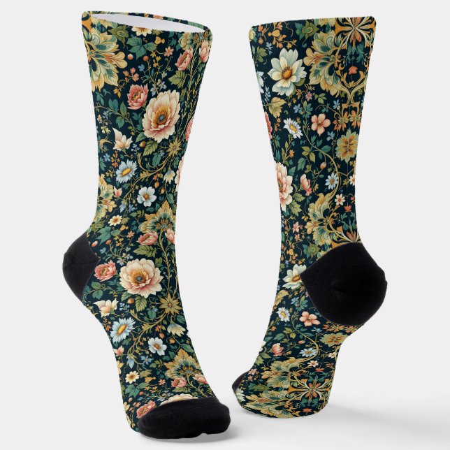 Chaussette Bright Socks Motifs Sans Couture Élaborés 0039377 (Angulaire)