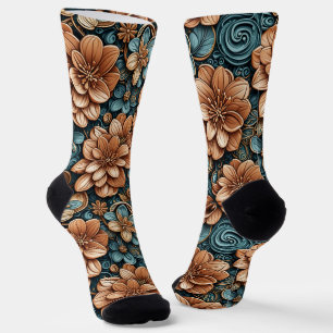 Chaussette Bright Socks Motifs Sans Couture Élaborés 0039392