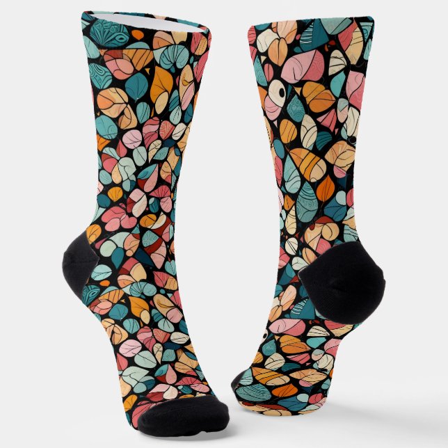 Chaussette Bright Socks Motifs Sans Couture Élaborés 0039396 (Angulaire)