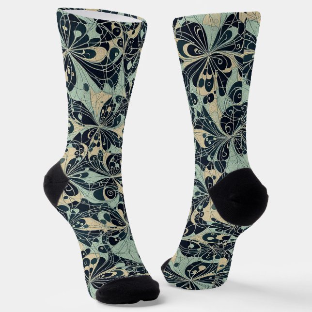 Chaussette Bright Socks Motifs Sans Couture Élaborés 0039402 (Angulaire)