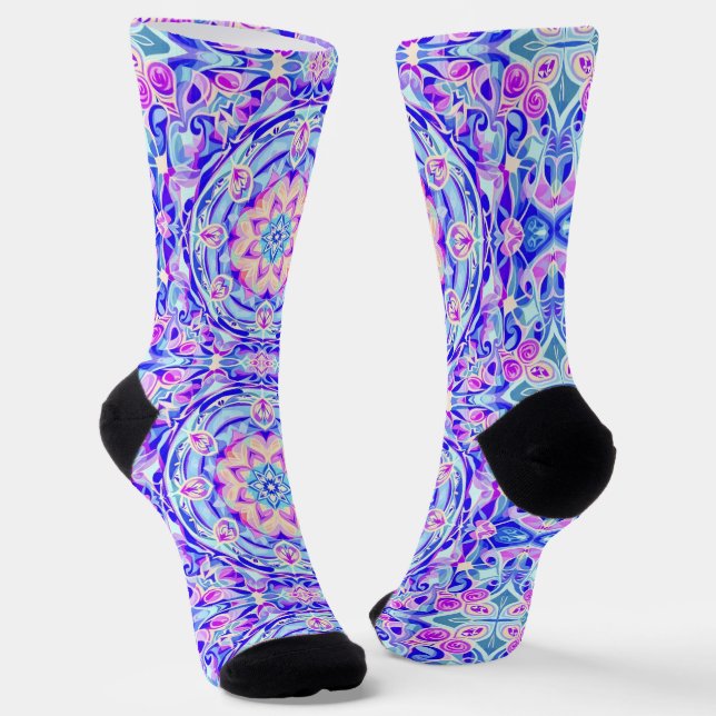 Chaussette Bright Socks Motifs Sans Couture Élaborés 0039404 (Angulaire)