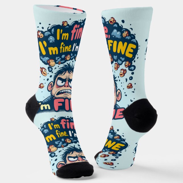 Chaussette Bright Socks RANDOPIX Art Socks 0039476 (Angulaire)