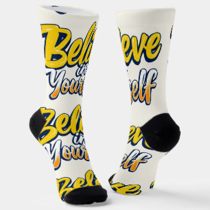 Chaussette Bright Socks RANDOPIX Croyez En Vous-Même 0039491