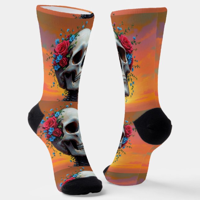 Chaussette Bright Socks Skull Pics 0037634 (Angulaire)