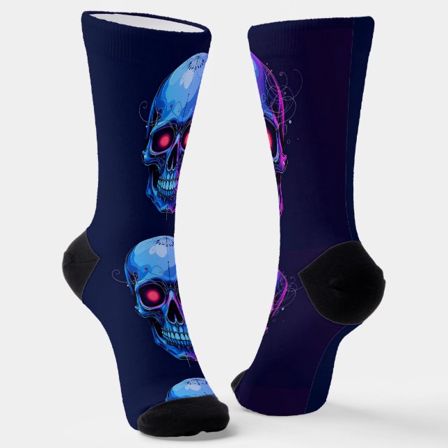 Chaussette Bright Socks Skull Pics 0037636 (Angulaire)