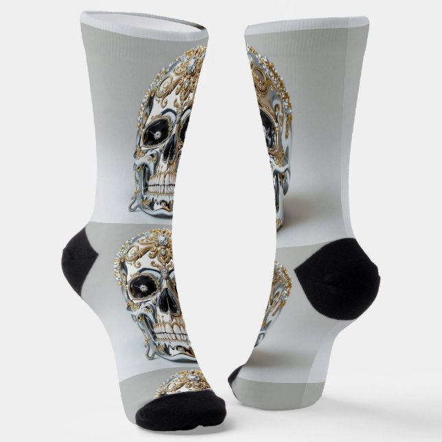 Chaussette Bright Socks Skull Pics 0037637 (Angulaire)