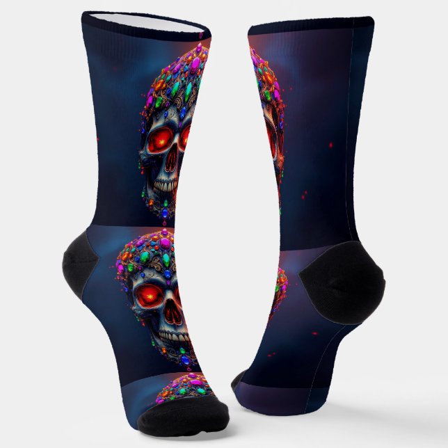 Chaussette Bright Socks Skull Pics 0037646 (Angulaire)
