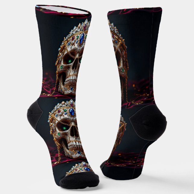 Chaussette Bright Socks Skull Pics 0037650 (Angulaire)