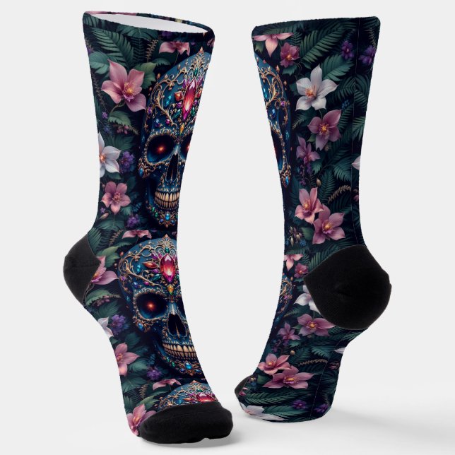 Chaussette Bright Socks Skull Pics 0037652 (Angulaire)