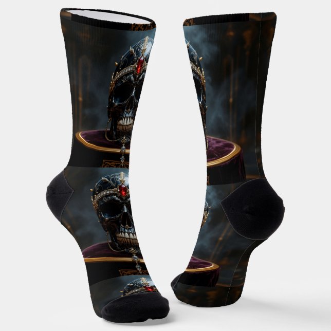 Chaussette Bright Socks Skull Pics 0037654 (Angulaire)