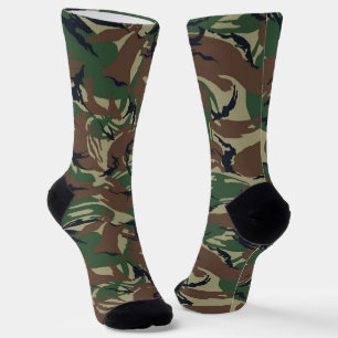Chaussette British 95 Motif de camouflage forestier