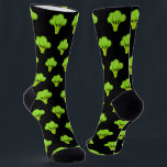 Chaussette Brocoli<br><div class="desc">Laissez une impression saine avec Brokkoli dans cette impression dynamique d'allover.</div>