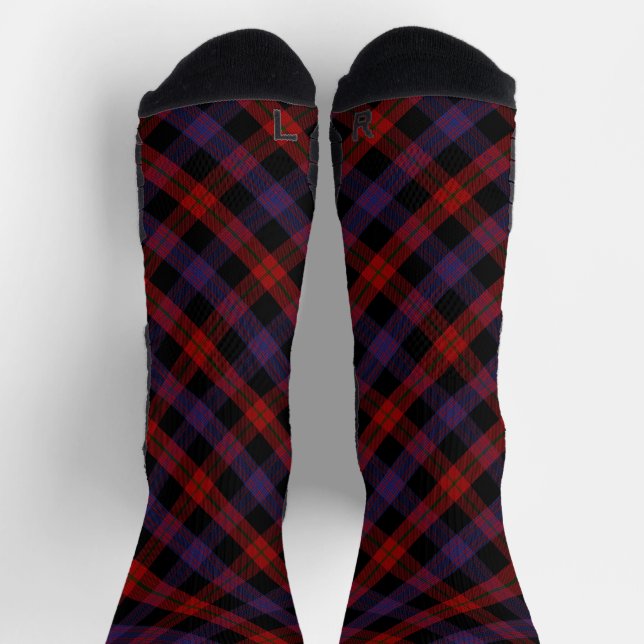 Chaussette Brown Grady Tartan Plaid Pattern (Haut)
