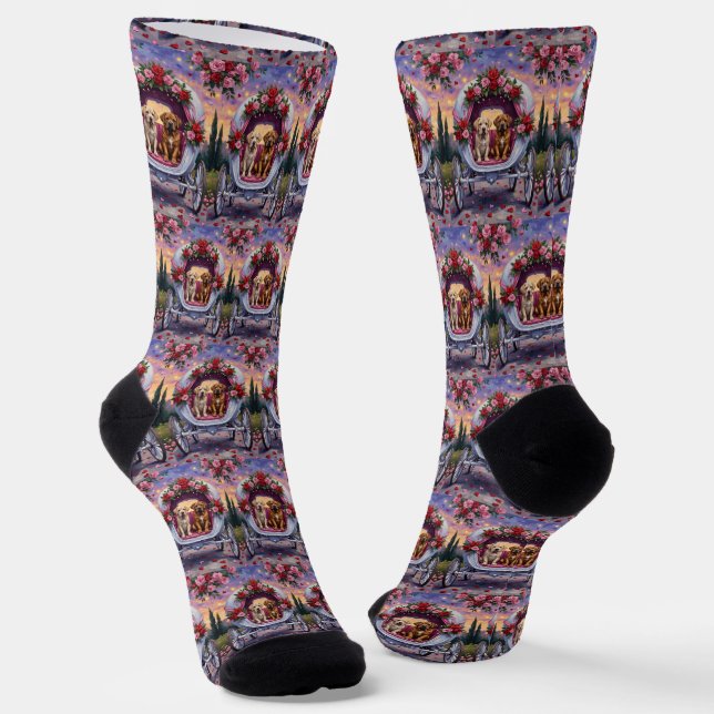 Chaussette Bullmastiff Saint-Valentin  (Angulaire)