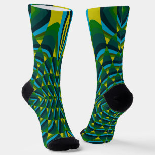 Chaussette Cactus Abstrait