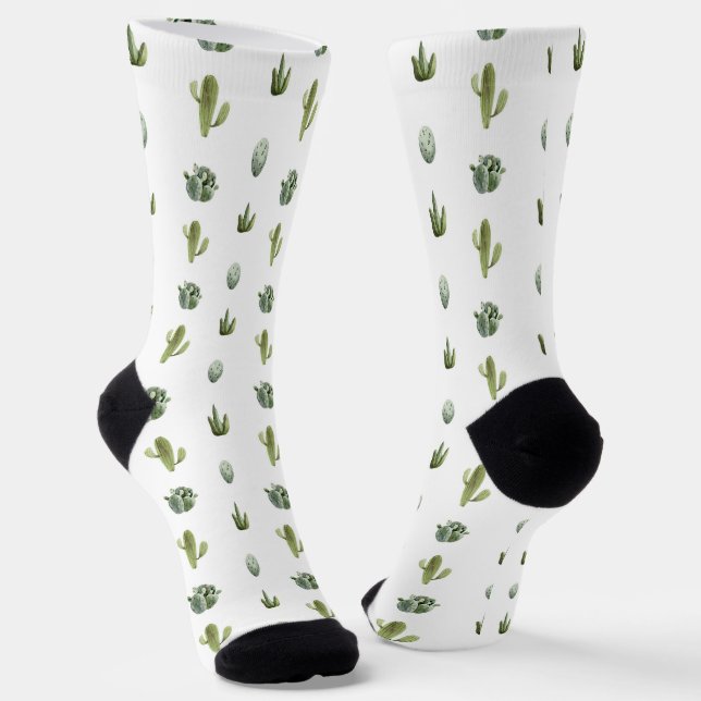 Chaussette Cactus Fun Motif Sud-Ouest Désert (Angulaire)