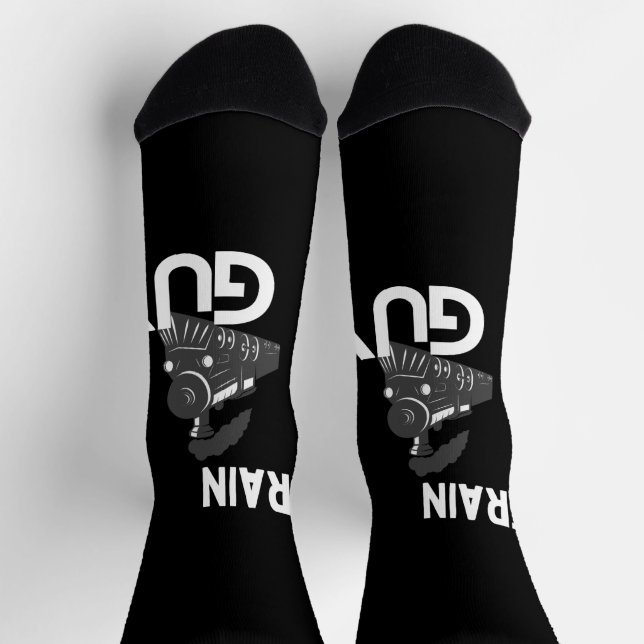 Chaussette Cadeau de modèle de locomotive de train (Haut)