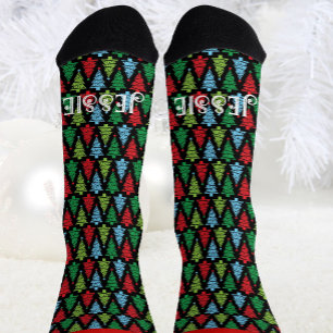 Chaussette Cadeau de Noël Personnalisé Nom Nouveauté