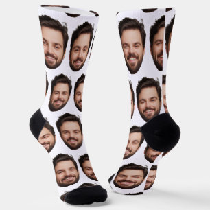 Chaussette Cadeaux drôles de visage pour hommes femmes Cadeau