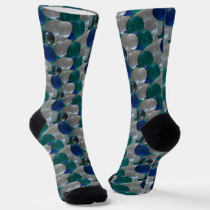 Chaussette Cailloux de verre Chaussettes d'équipage Motifs