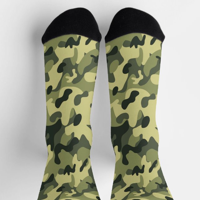Chaussette Camo vert (Haut)