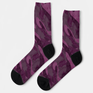 Chaussette camouflage aux nuances de rose