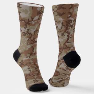 Chaussette Camouflage du désert Motif militaire