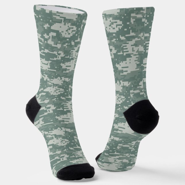 Chaussette Camouflage numérique Camo Woodland de l'armée (Angulaire)