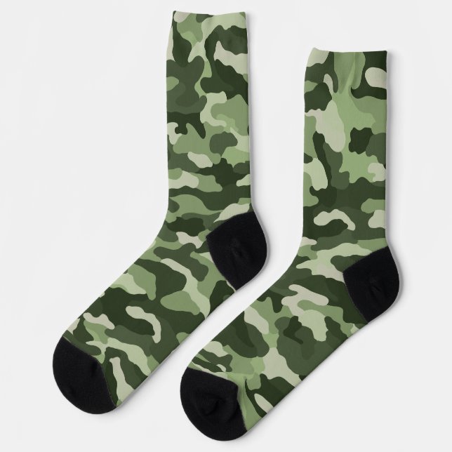 Chaussette Camouflage vert (Gauche)