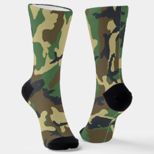 Chaussette Camouflage vert de l'armée Camo Imprimer la chasse