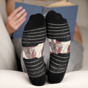 Chaussette Caravane de chameaux du désert Art