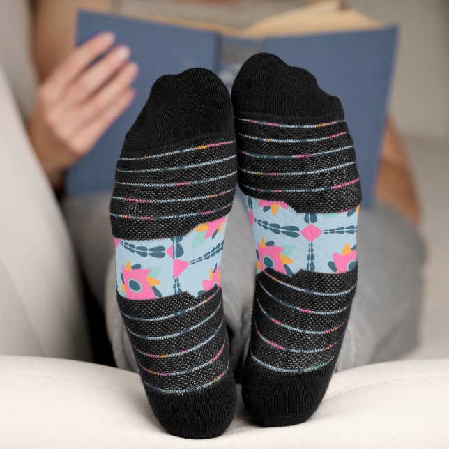 Chaussette Carreau coloré décoratif (Fond)