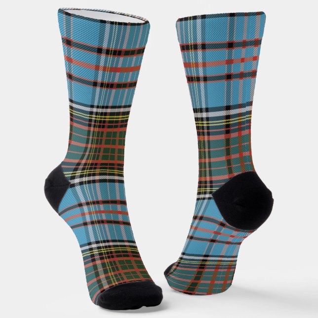 Chaussette Carreaux rustiques élégants Anderson Tartan (Angulaire)