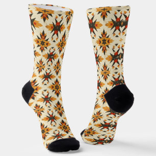 Chaussette Carrelage motif indien cool