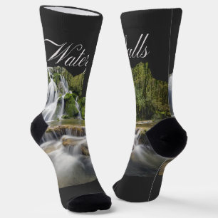 Chaussette Cascades de montagne modernes en Caroline du Nord