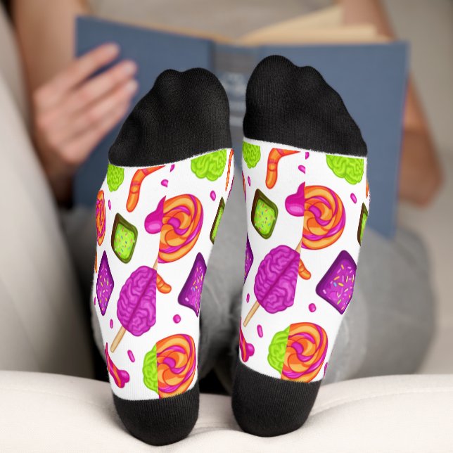 Chaussette Casse-gueule de bonbons effrayants pour zombies po (Fond)