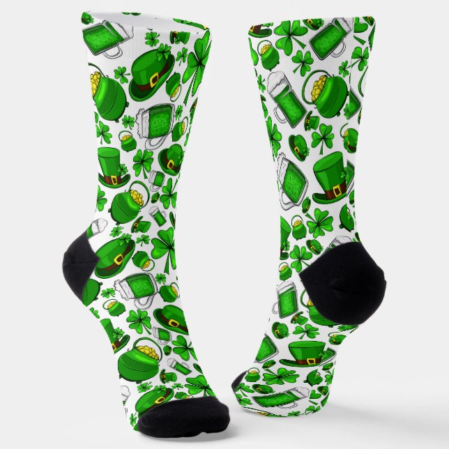 Chaussette Célébration de la Saint-Patrick  (Angulaire)