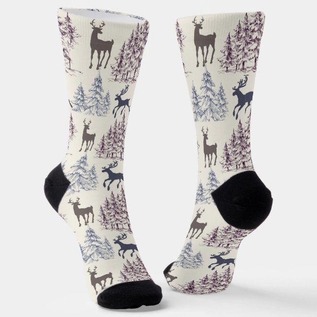 Chaussette Cerfs Sauvages (Angulaire)