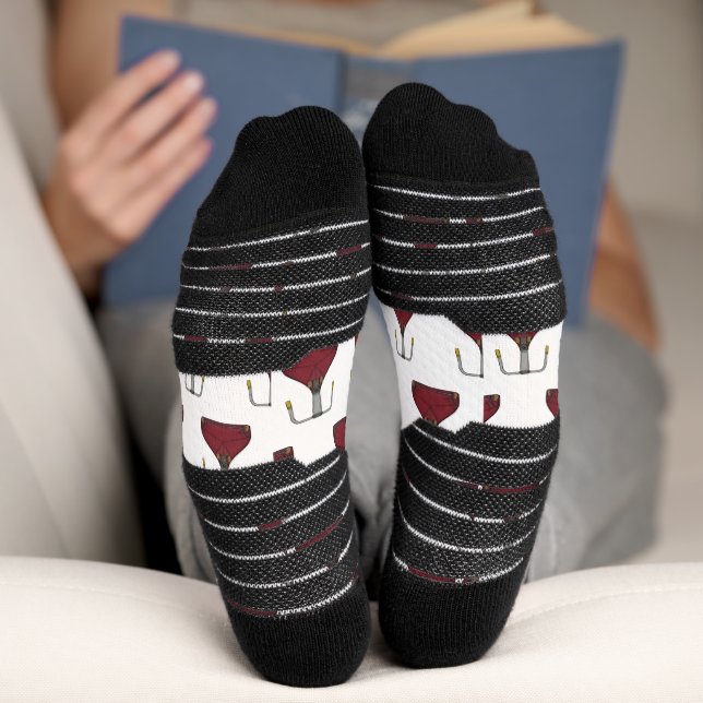 Chaussette C'est comme ça que je conduisais dans les années 7 (Fond)