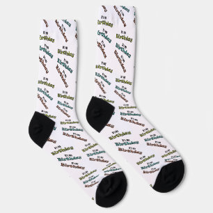 Chaussette C'est mon anniversaire