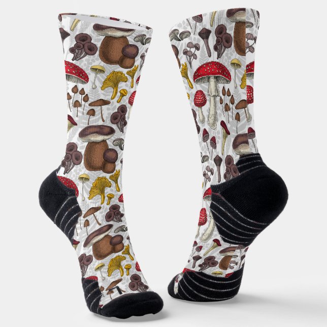 Chaussette Champignons sauvages (Angulaire)