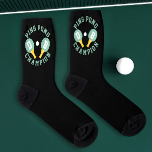Chaussette Champion de Ping Pong Monogramme Tennis de Table