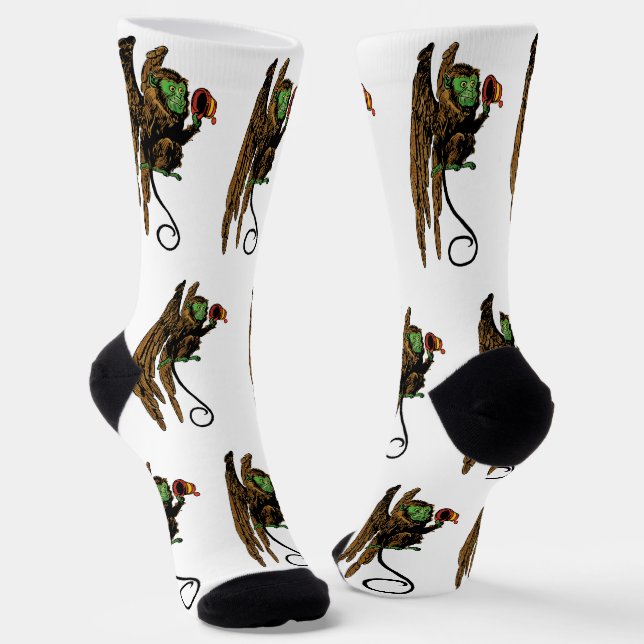 Chaussette Chapeau de singe volant maléfique de l'assistant V (Angulaire)
