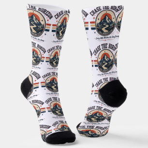 Chaussette Chase The Horizon Trail Running Club T-shirt vinta